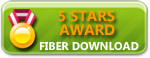 5 Stars Award - FiberDownload.com
